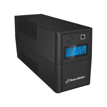 UPS-line-interactiv-650VA/360W-iesire-2xShuko-baterie-12V/7Ah-Powerwalker-1