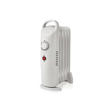 Mobile-Oil-Radiator-|-500-W-|-5-Fins-|-Adjustable-thermostat-|-1-Heat-Setting-|-White-1