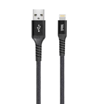 Cablu-de-date-si-incarcare-Lightning-1m-MFI-Well-negru-1