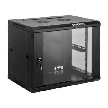 Dulap-rack-perete-19"-9U-46x54x45cm-negru-dezasamblat-Intellinet-1