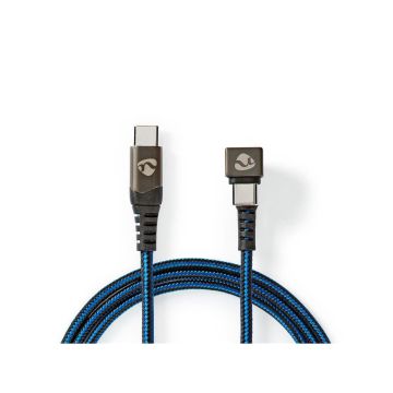 USB-Cable-|-USB-2.0-|-USB-C™-Male-|-USB-C™-Male-|-480-Mbps-|-Gold-Plated-|-1.00-m-|-Round-|-Braided-/-Nylon-|-Black-/-Blue-|-Cover-Window-Box-1