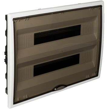 Tablou-electric-Solera-Arelos-8206PF-40-module-incastrat-IP40-353x423x88-mm-plastic-usa-fumurie-rama-alba-1