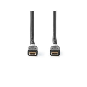 USB-Cable-|-USB-3.2-Gen-2x2-|-USB-C™-Male-|-USB-C™-Male-|-100-W-|-4K@60Hz-|-20-Gbps-|-Gold-Plated-|-1.00-m-|-Round-|-PVC-|-Anthracite-|-Window-Box-1
