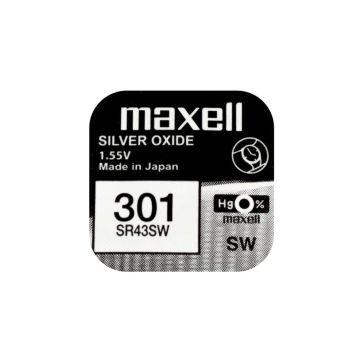 Baterie-ceas-Maxell-SR43SW-V301-AG12-1.55V-oxid-de-argint-10buc/cutie-1