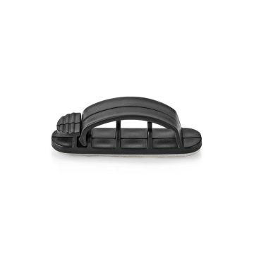 Cable-Management-|-Cable-Clip-|-Locked-|-3-pcs-|-Number-of-slots:-3-Slots-|-Maximum-cable-thickness:-7.5-mm-|-Polypropylene-|-Black-1