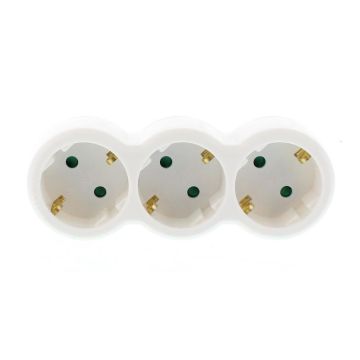 Stecher-triplu-cu-contact-protectie-3-x-SCHUKO-Well-1