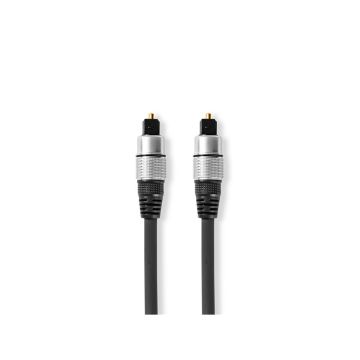 Optical-Audio-Cable-|-TosLink-Male-|-TosLink-Male-|-1.50-m-|-Round-|-PVC-|-Anthracite-|-Box-1