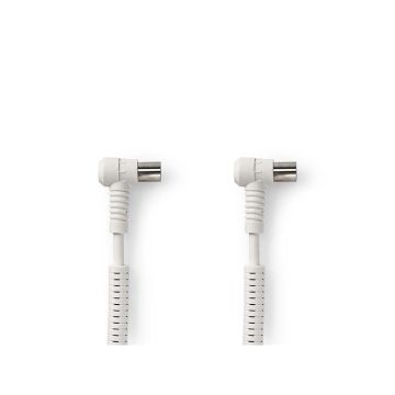 Coax-Cable-|-IEC-(Coax)-Male-|-IEC-(Coax)-Female-|-Nickel-Plated-|-75-Ohm-|-Quad-Shielded-|-15.0-m-|-Round-|-PVC-|-White-|-Polybag-1