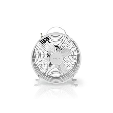 Table-Fan-|-Mains-Powered-|-Diameter:-250-mm-|-20-W-|-2-Speed-|-White-1