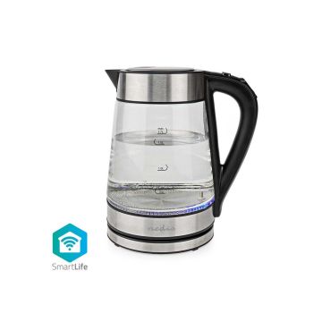 SmartLife-Electric-Kettle-|-Wi-Fi-|-1.7-l-|-Glass-|-40-60-70-80-90-100-°C-|-Temperature-indicator-|-Rotatable-360-degrees-|-Concealed-heating-element-|-Strix®-controller-|-Boil-dry-protection-|-Android™-/-IOS-1