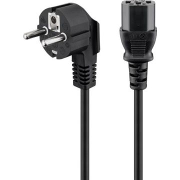 Cold-device-connection-cord-angled-3-m-black-3-m--Safety-plug-(type-F-CEE-7/7)->-Device-socket-C13-(IEC-connection)-1