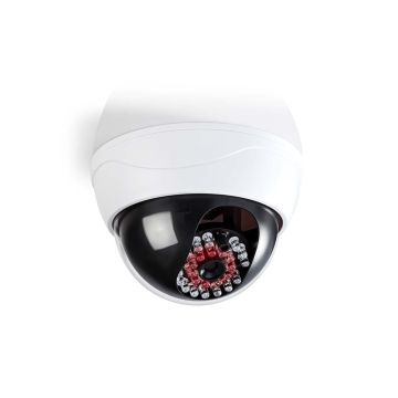 Dummy-Security-Camera-|-Dome-|-Battery-Powered-|-Indoor-|-White-1