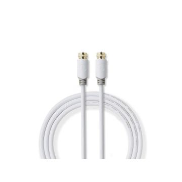Satellite-&-Antenna-Cable-|-F-Male-|-F-Male-|-Gold-Plated-|-75-Ohm-|-Single-Shielded-|-5.00-m-|-Round-|-PVC-|-White-|-Window-Box-1