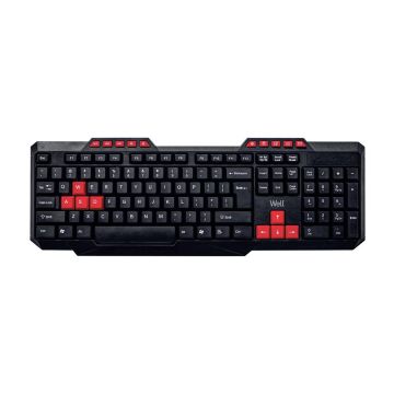 Tastatura-USB-multimedia-Well-KU003-negru-1