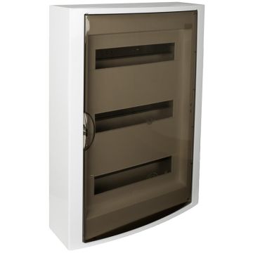 Tablou-electric-Solera-Arelos-5261PF-42-module-aparent-IP40-362x544x104-plastic-usa-fumurie-cutie-alba-1