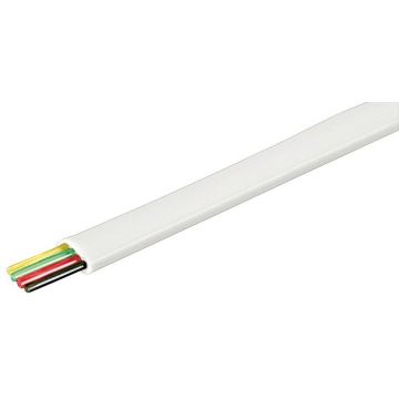 Telephone-flat-cables-4-core-100-m-reel-AWG-30-white--CU-material-1