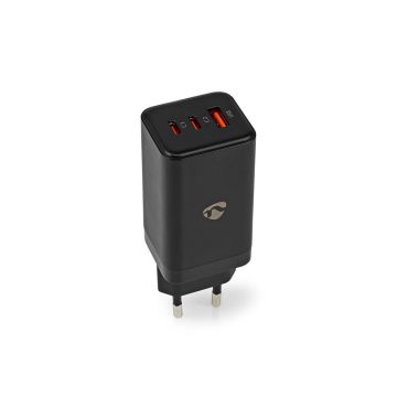 Wall-Charger-|-65-W-|-GaN-|-Quick-charge-feature-|-3.0-/-3.25-A-|-Number-of-outputs:-3-|-USB-A-/-2x-USB-C™-|-Automatic-Voltage-Selection-1