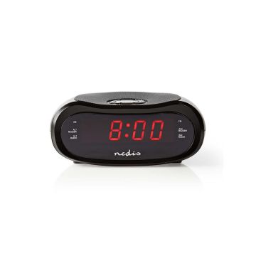 Digital-Alarm-Clock-Radio-|-LED-Display-|-Time-projection-|-AM-/-FM-|-Snooze-function-|-Sleep-timer-|-Number-of-alarms:-2-|-Black-1