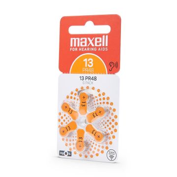 Baterie-pentru-aparat-auditiv-Maxell-PR48-ZA13-6buc/blister-1