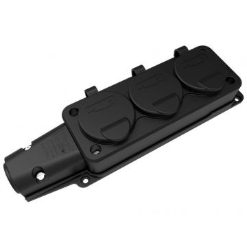 Priza-cauciuc-cu-capac-Bemis-BK1-1402-3613-2P+E-3-iesiri-16A-250V-IP54-1