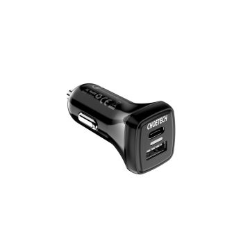 Incarcator-auto-Choetech-TC005-QC-3.0-1x-USB-C-1x-USB-A-PD-18W-1