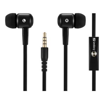 Casti-audio-in-ear-cu-fir-Sandberg-125-62-microfon-negru-1