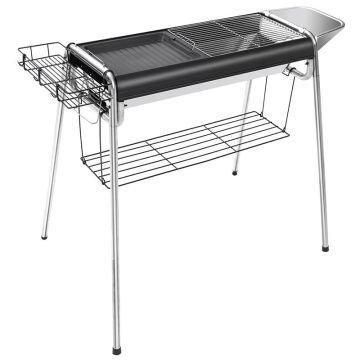 Gratar-de-gradina-pe-lemne-din-inox-1
