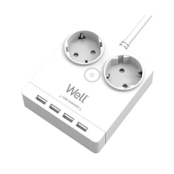 Prelungitor-Well-2-prize-3m-4x-USB-cu-protectie-cablu-3xg1.5mmp-1