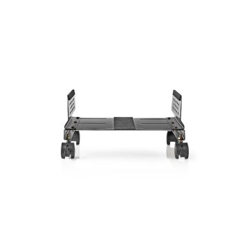 Computer-Trolley-|-Adjustable-Width-|-4-Caster-Wheels-|-Black-1