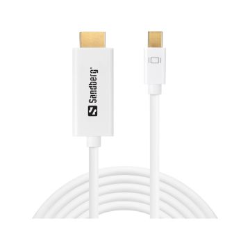 Cablu-Mini-DisplayPort-1.2--HDMI-4K-Sandberg-508-93-2m-alb-1