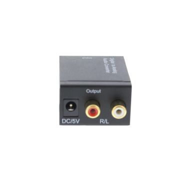 Convertor-audio-digital-Toslink+coax--analog-2x-RCA-Well-1