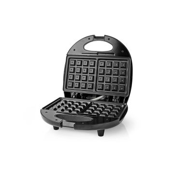 Waffle-Maker-|-Belgian-waffles-|-22-x-12-cm-|-750-W-|-Automatic-temperature-control-|-Aluminium-/-Plastic-1
