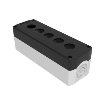 Cutie-plastic-pentru-5-butoane-Bemis-BT3-5000-0002-IP44-negru-1