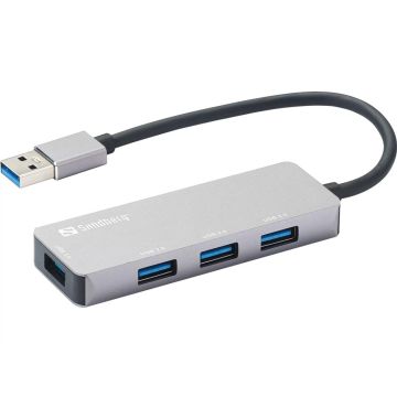 Hub-USB-3.0-1x-USB-3.0-3x-USB-2.0-Sandberg-333-67-aluminiu-1