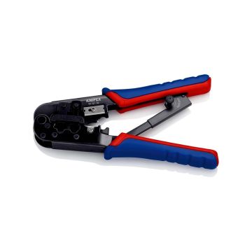 Crimp-lever-pliers-for-Western-plugs-Western-connector-RJ11/12-(6-pin)-9.65-mm-RJ45-(8-pin)11.68-mm-1