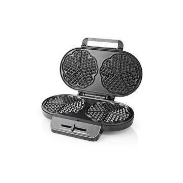 Waffle-Maker-|-2x-14-cm-|-1200-W-|-Black-1