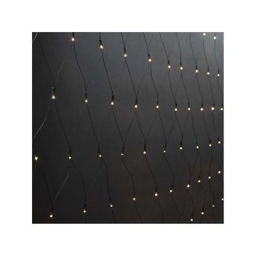 Decorative-Net-Lights-|-Warm-White-|-160-LED's-|-2-x-1-m-|-Light-effects:-7-|-Indoor-&-Outdoor-|-Mains-Powered-1