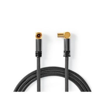 Coax-Cable-|-IEC-(Coax)-Male-|-IEC-(Coax)-Female-|-Gold-Plated-|-75-Ohm-|-Quad-Shielded-|-2.00-m-|-Round-|-Cotton-Fabric-|-Gunmetal/Grey-|-Cover-Window-Box-1