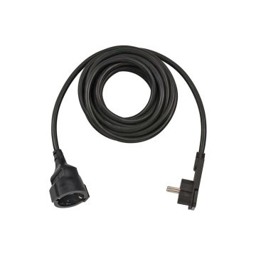 Quality-plastic-extension-cable-with-flat-plug-(extension-cable-flat-for-indoor-use-with-5m-cable)-black-1