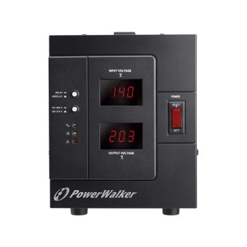 Automatic-voltage-regulator-3000VA/2400W-1xShuko-output-overload-protection-short-circuit-PowerWalker-1