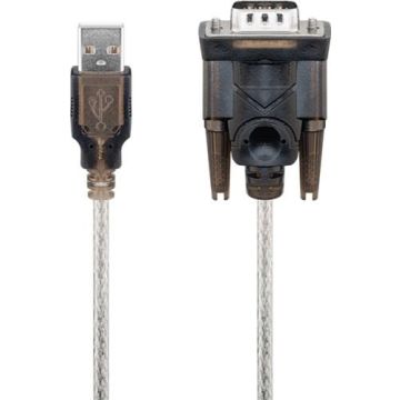 USB-serial-RS-232-converter-Transparent-1.5-m--USB-2.0-male-(type-A)->-D-SUB/RS-232-male-(9-pin)-1