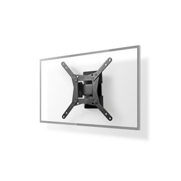 Full-Motion-TV-Wall-Mount-|-10-32-"-|-Maximum-supported-screen-weight:-30-kg-|-Tiltable-|-Rotatable-|-Minimum-wall-distance:-68-mm-|-Maximum-wall-distance:-68-mm-|-1-Pivot-point(s)-|-Steel-|-Black-1