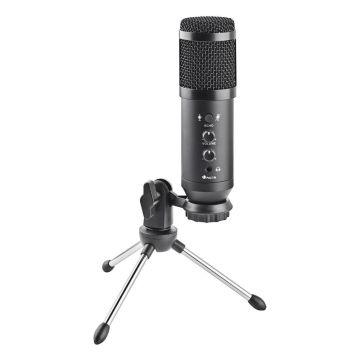 Microfon-streaming-NGS-GMICX-110-USB-noise-canceling-negru-1