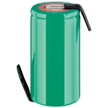 Sub-C-1500-mAh-Solder-tail-(Z)-Flat-Top-PVC-1Z--Nickel-metal-hydride-battery-(NiMH)-1.2-V-PVC-Solder-tail-(Z)-1