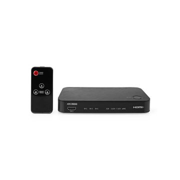 Digital-Audio-Converter-|-2-way-|-Connection-input:-DC-Power-/-3x-HDMI™-Input-|-Connection-output:-1x-3.5-mm-/-1x-TosLink-/-2x-HDMI™-Output-|-Automatic-/-Push-Button-|-Anthracite-1