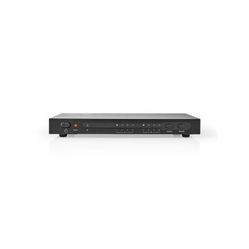 HDMI™-Matrix-Switch-|-4-x-2-port(s)-|-4x-HDMI™-Input-|-2x-HDMI™-Output-|-4K@30Hz-|-3.4-Gbps-|-Remote-controlled-|-Metal-|-Anthracite-1