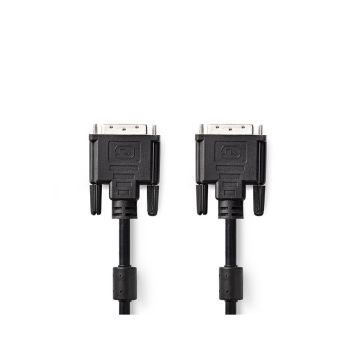 DVI-Cable-|-DVI-D-24+1-Pin-Male-|-DVI-D-24+1-Pin-Male-|-2560x1600-|-Nickel-Plated-|-3.00-m-|-Straight-|-PVC-|-Black-|-Envelope-1