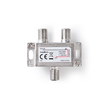 Satellite-Tab-F-Splitter-|-Max.8-dB-Insertion-loss-|-5--2400-MHz-|-1-Output-1
