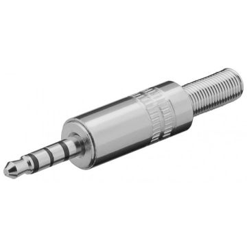 Plug--3.5-mm--stereo--metal-version-with-cable-protector-4-contacts-1