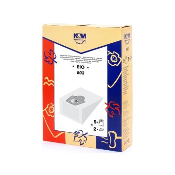 Sac-aspirator-EIO-SOLAC-6+6A-hartie-5X-saci-+-2-fitre-K&M-1